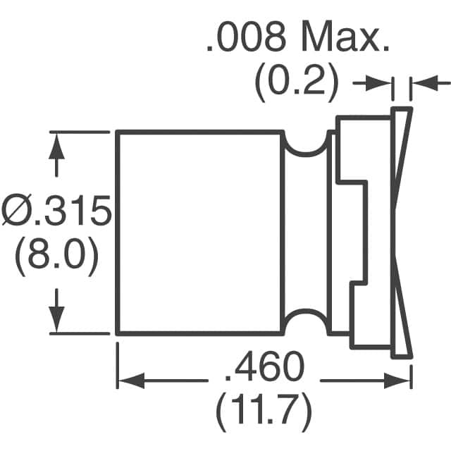 RHS0G122MCN1GS Nichicon  Condensadores de aluminio y polímero